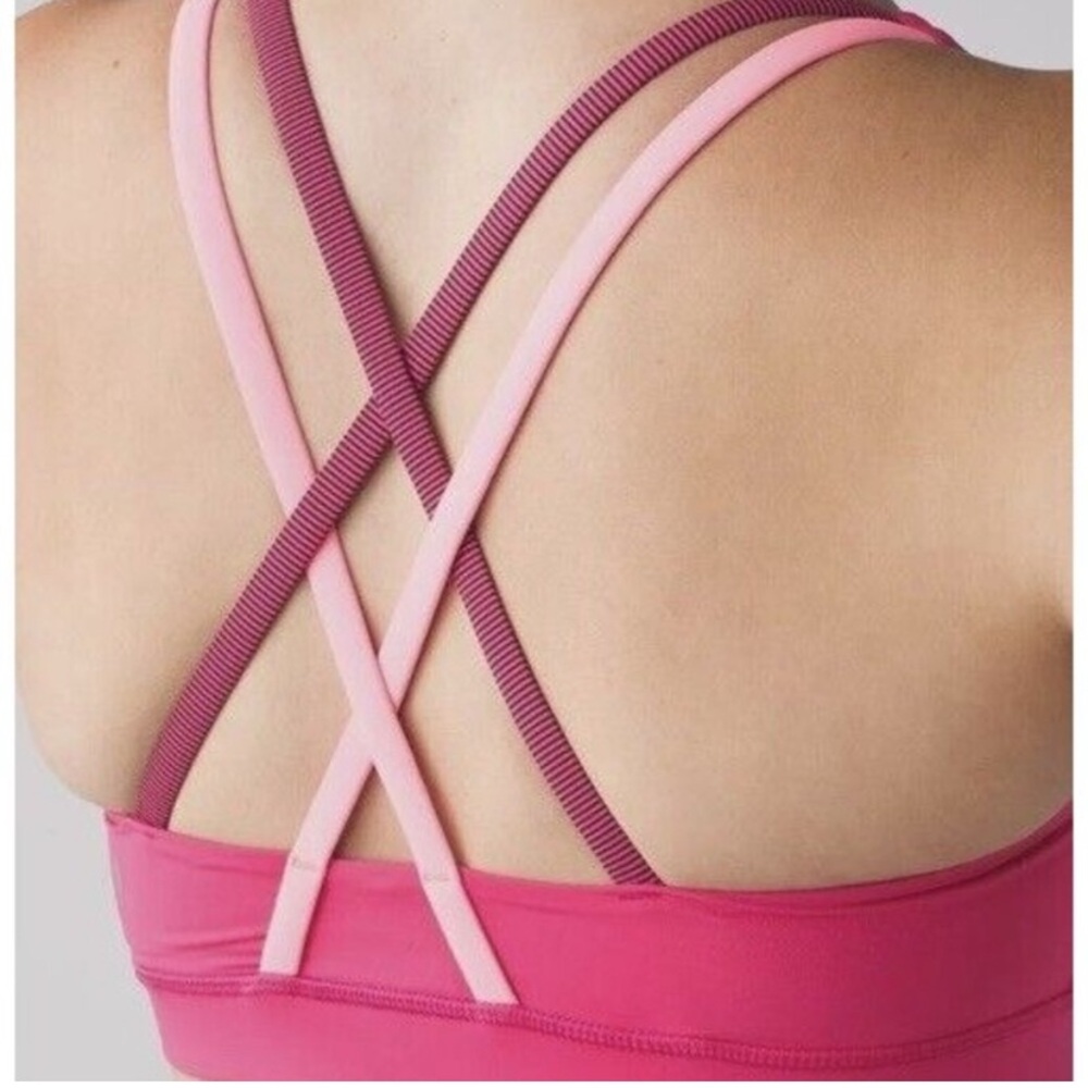 Lululemon Pink Energy Sports Bra, Sz. 8